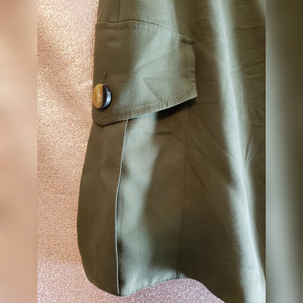 NWT Rachel Roy Mini Wrap Skirt Green - Picture 3 of 5